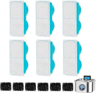 Cat Water Fountain Filter - Cotton Sponge 9x4,3x2,2cm | Odor Remover Replacement Filter For Cat Fountain, Pet Drinking Dispenser | Indoor Home Apartment Daily Maintenance For Clean Water