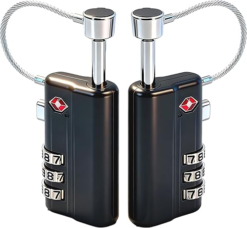 Cerradura profesional para pistola aprobada por la TSA, con bloqueo de pistola de acero aleado duradero y resistente a cortes, cerradura segura para