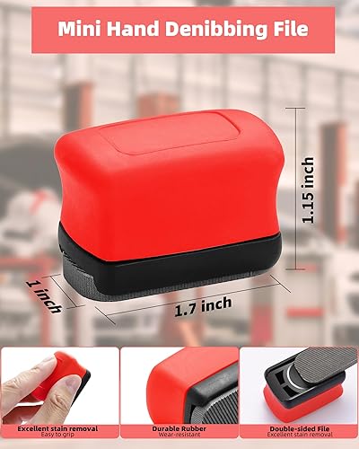 Miniatura 7 de Archivo de denibbing, herramienta de archivo de pintura para eliminación rápida de imperfecciones de pintura, hoja de mini archivo de dos caras para