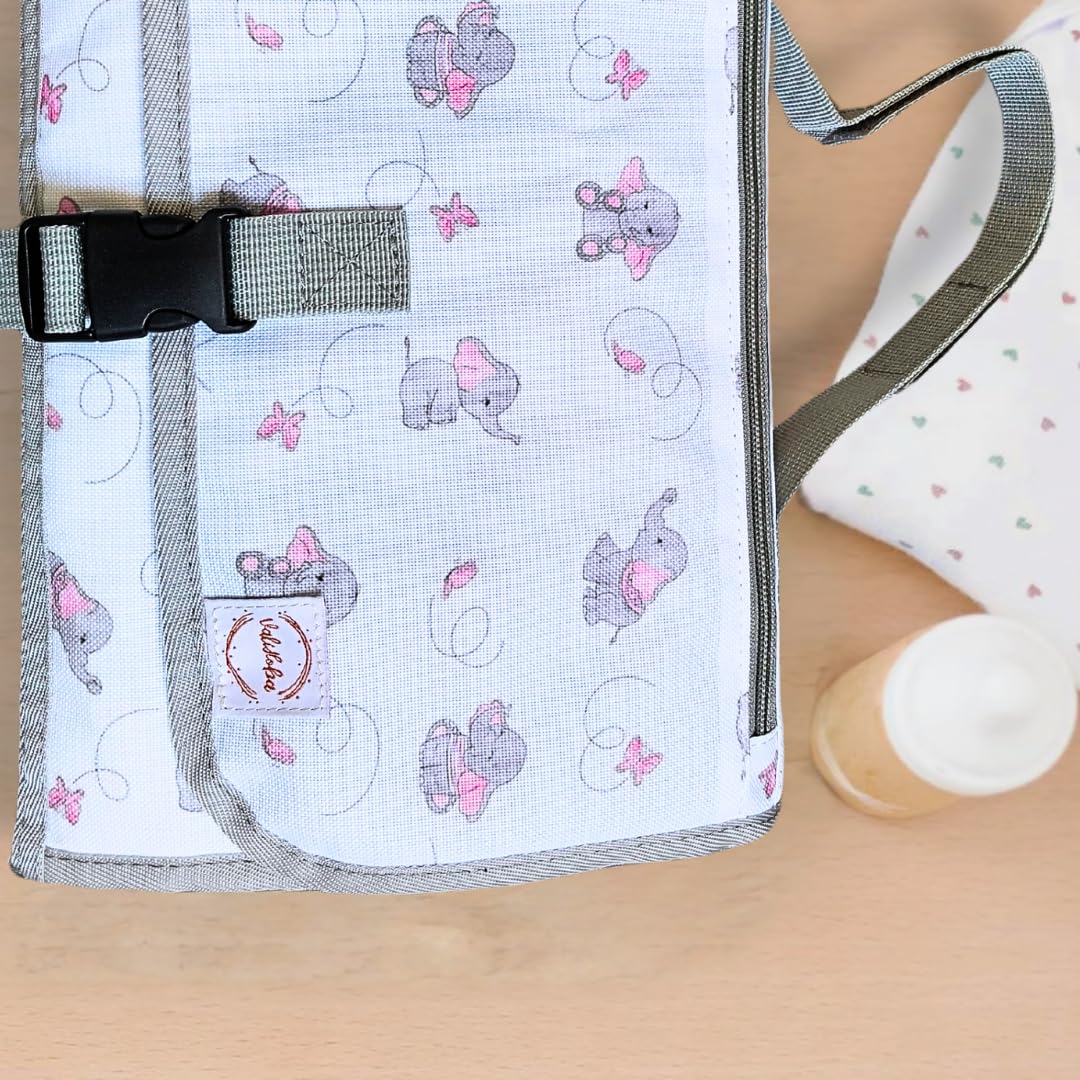 Mochila cambiador bebé portátil con bolsillos organizados - Cambia pañales rápido y limpio sin desorden - Ideal para salidas y paseos