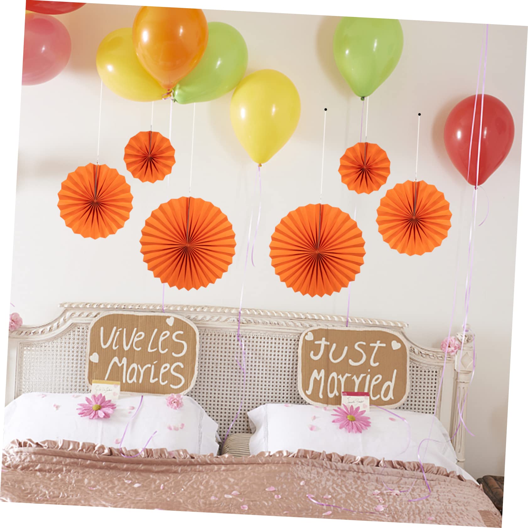 ABOOFAN 3 Sets Papierfächer Für Hochzeiten Dekorationen Papierfächer Partydekorationen Entzückende Papierfächer Für Partys 6 Stück X 3