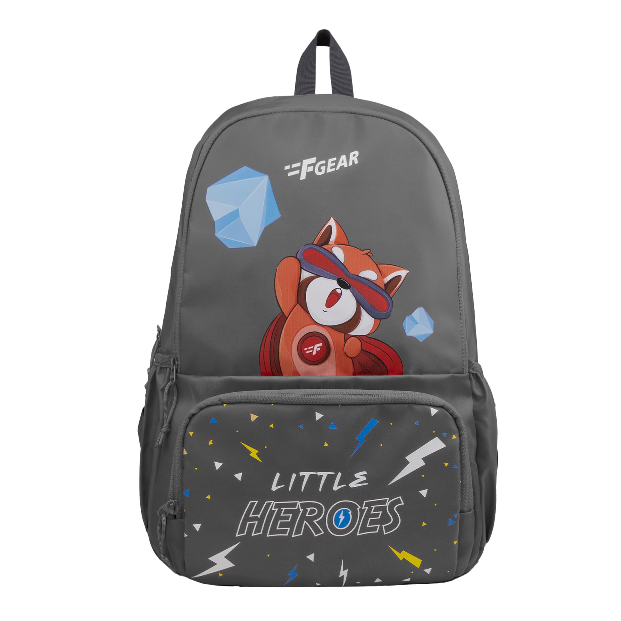 f gear Little Heroes Grey 22 L Backpack|For Primary School|Tuition|College|Picnic Outing Backpack|Trendy & Stylish |Best Bags For Everyday Use For Girls Boys Kids Adults Men & Women|Gifting Bag-picture-54