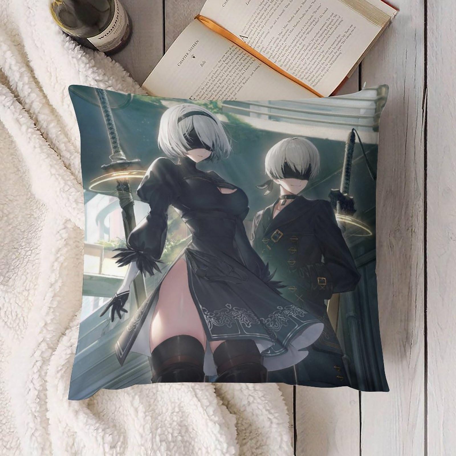 Amazon.co.jp: BybesT 抱き枕カバー NieR 2B ヨルハ二号B型 ニーア