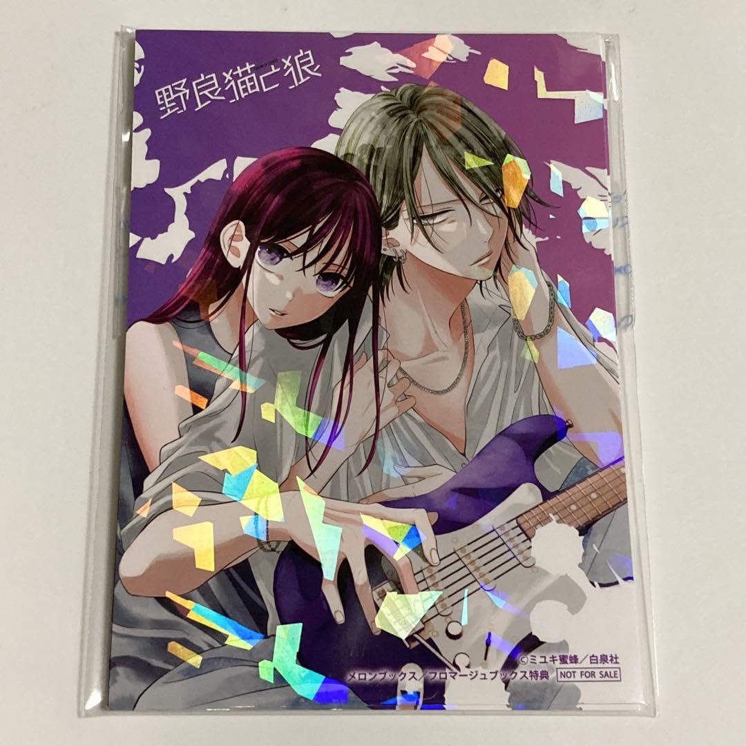Amazon.co.jp: 野良猫と狼 イラストカード メロンブックス カード