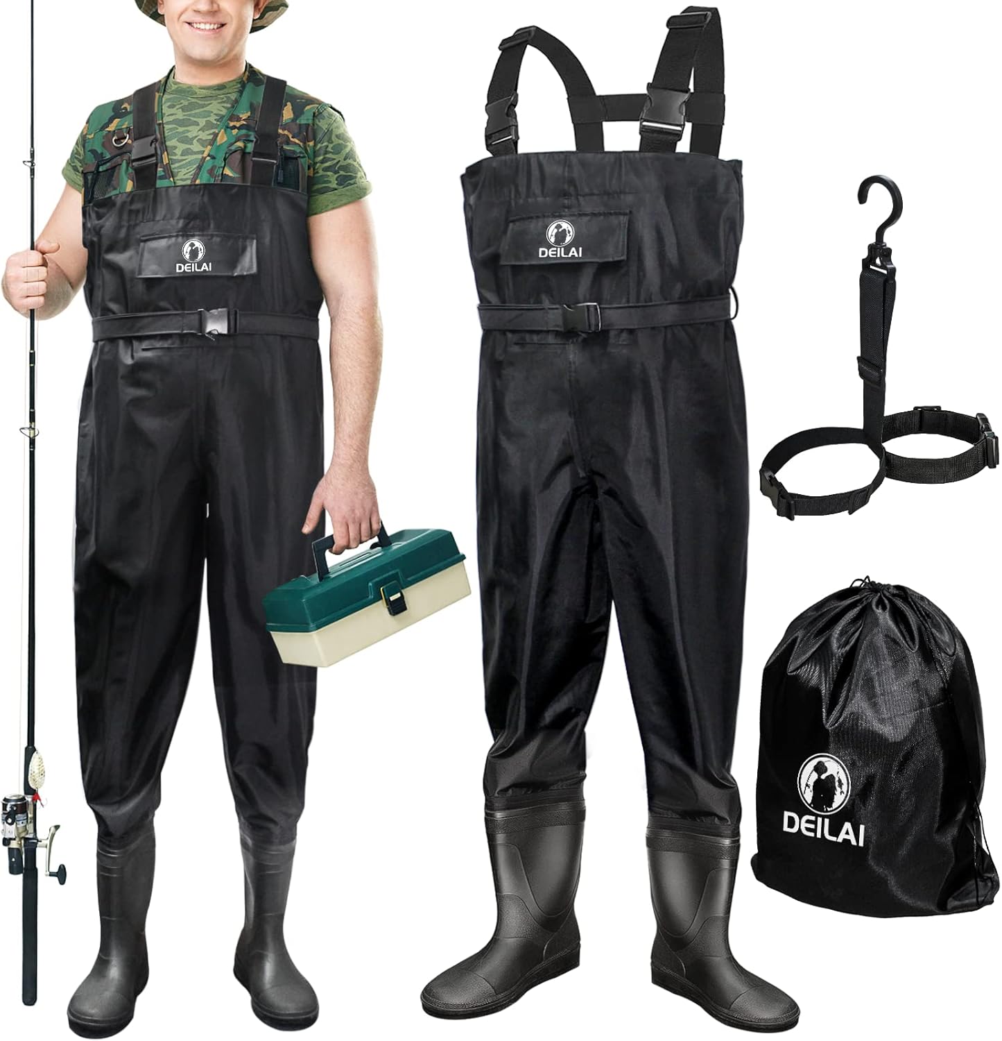 Hip Waders, Lightweight Waterproof Hip Boots for Men UK Ubuy