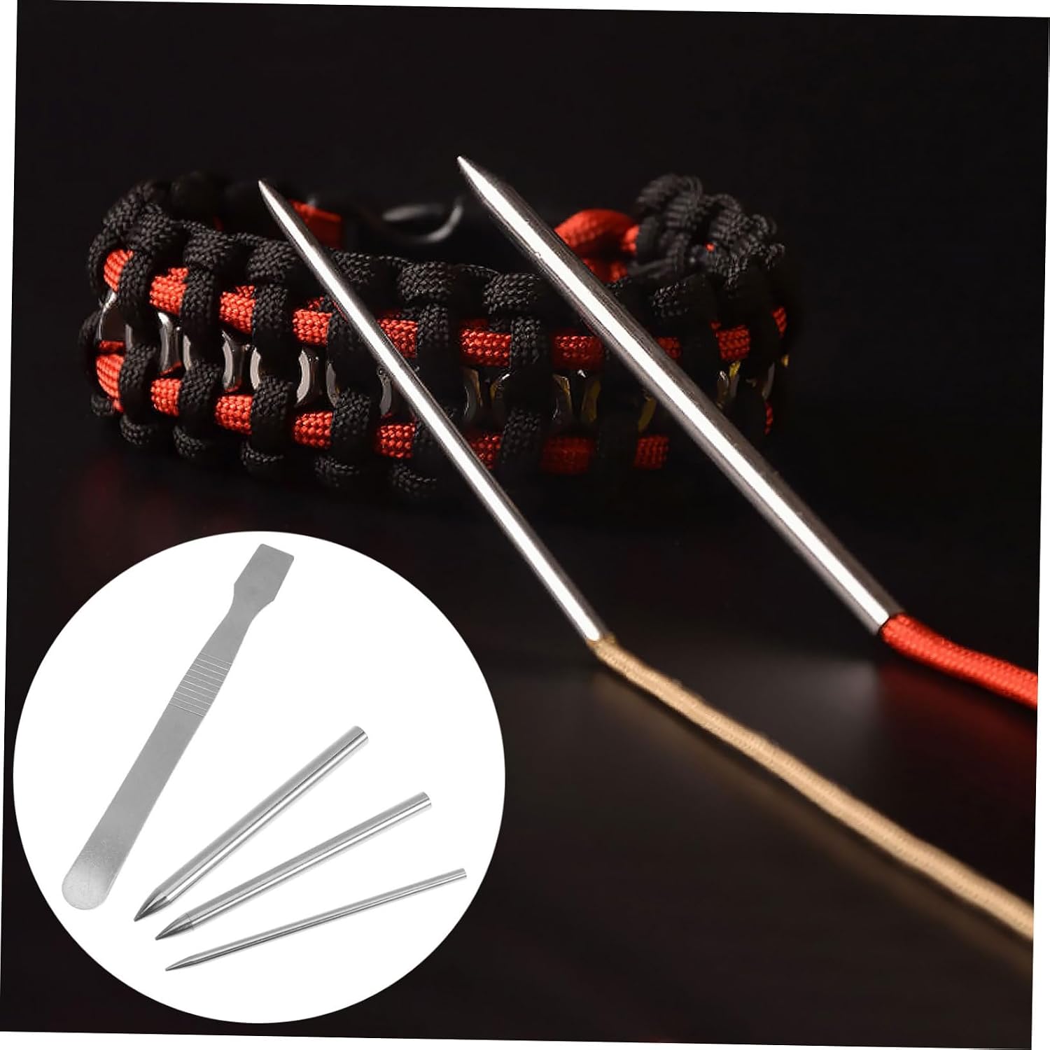 Stitching Set Lacing Needles for Leathercraft and Projects Lacing Stitching Tool for Mitt Repair and Crafting Easy to Use and Versatile