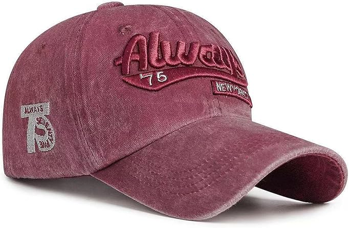 Embroidered Baseball Cap for Men & Women, Adjustable Lightweight Hat for Outdoor Golf, Travel, Daily Wear