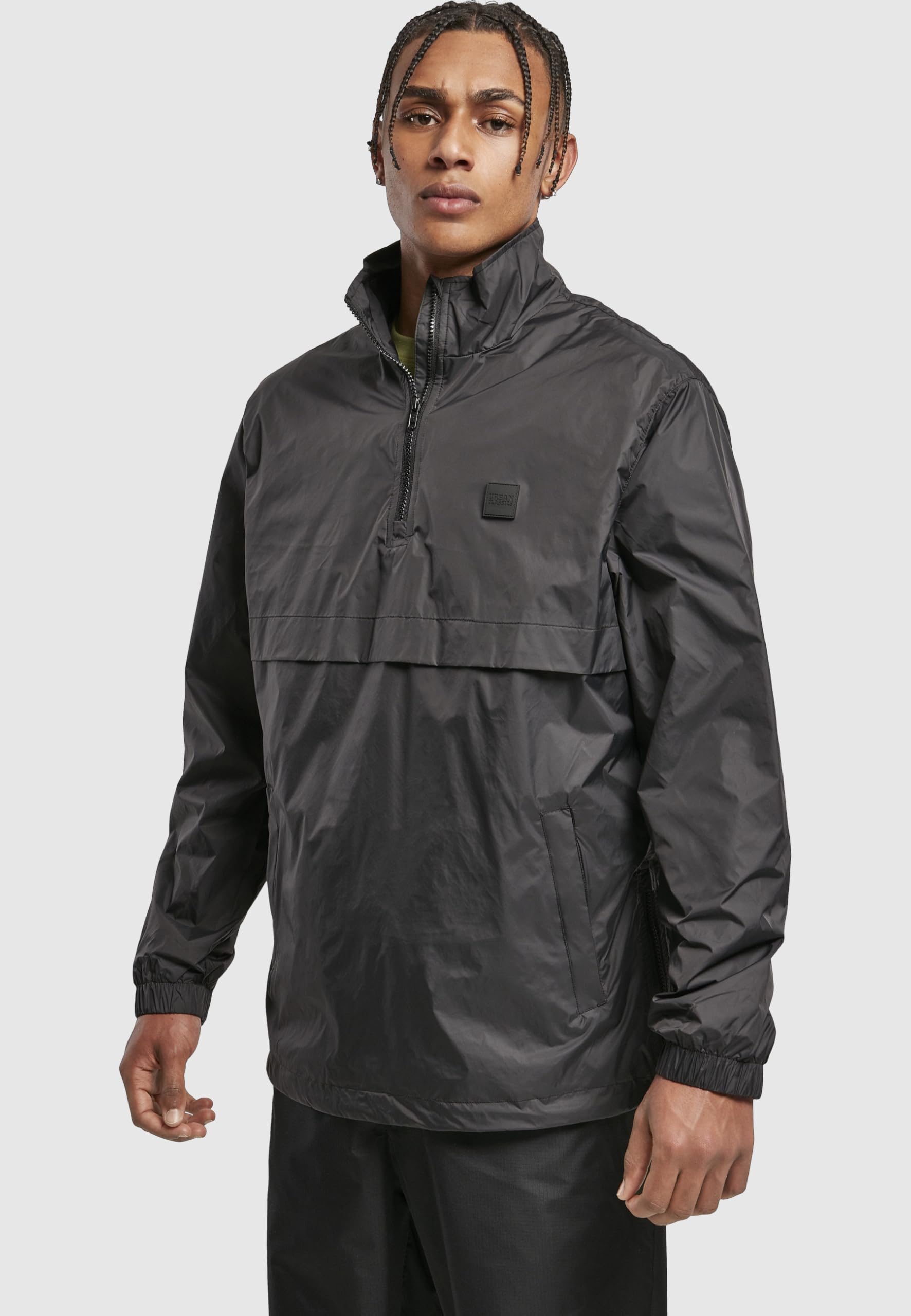 Urban Classics Herren Stand Up Collar Pull Over Jacket