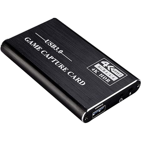 Kdely Game Capture Card USB 3.0 with 3.5mm Jack Ports for Audio Input and Output, Video Live Stream and Record in 1080P for PlayStation 4/Xbox One/OBS/Nintendo Switch/PC/Mac