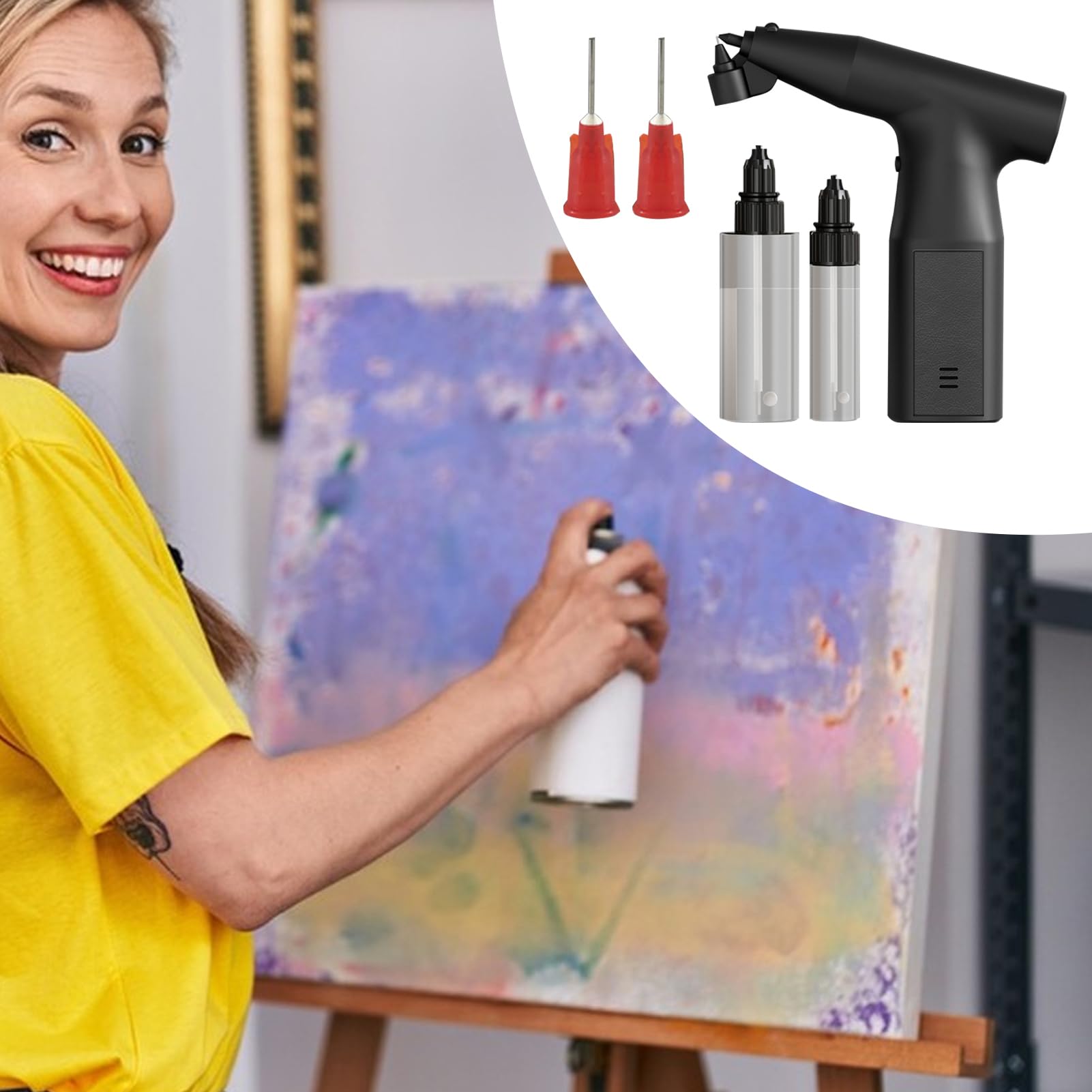Pulverizador de Pintura para Muebles - Pistola de Pintura eléctrica de | cuerda para interiores domésticos y proyectos exteriores | Spray de pintura para armarios, cercas, revestimiento, techo, pare