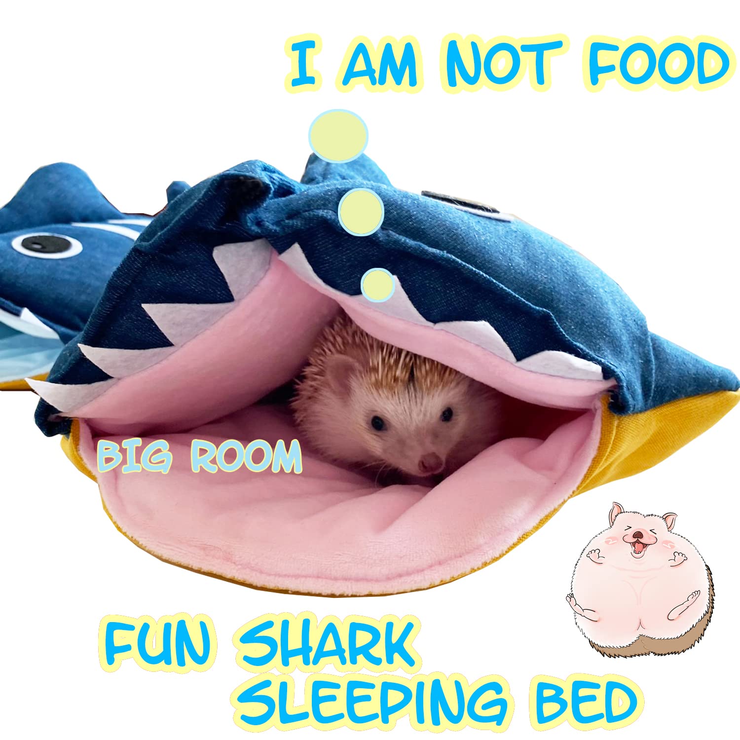 Igelbett Kleintier Haus - Abnehmbare Bettwäsche Für Hamster Chinchilla Eichhörnchen