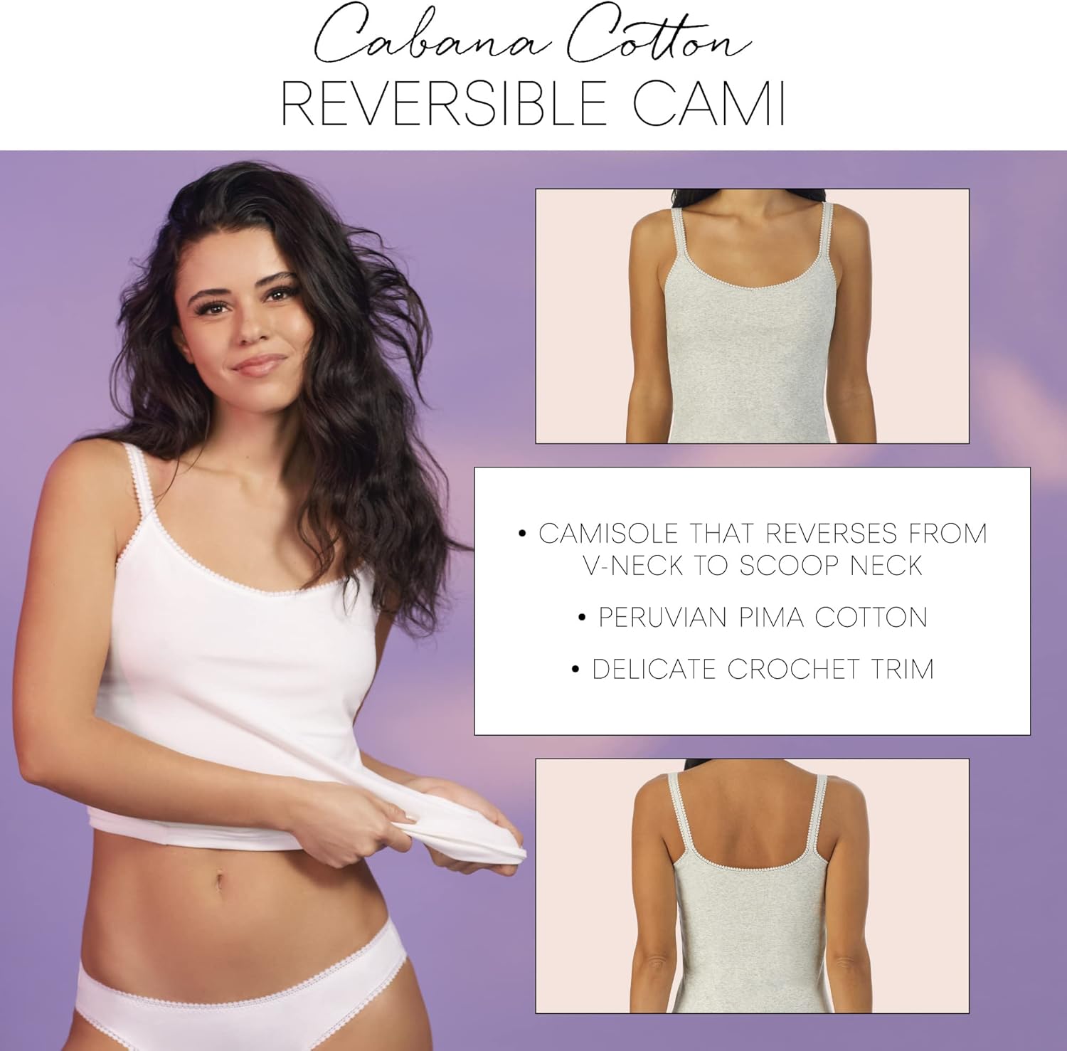 OnGossamer Womens Cabana Cotton Camisole - Image 4