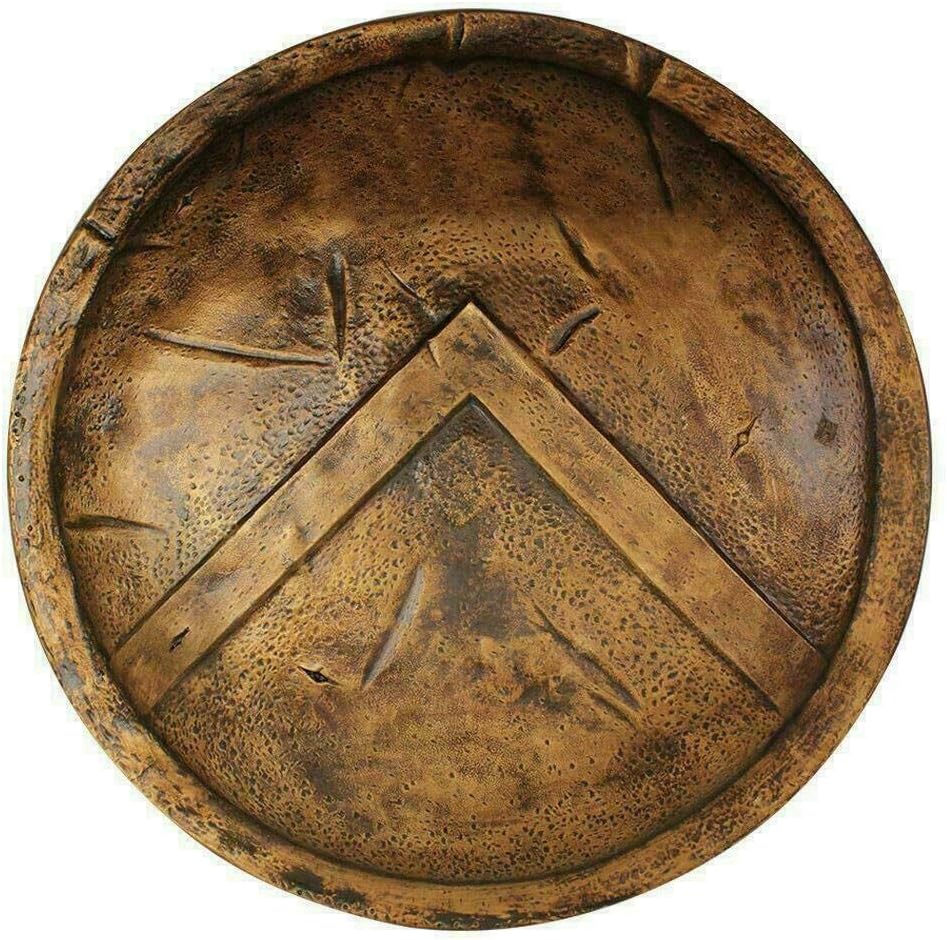 Spartan King Armor Shield 300 Medieval Greeks Leonidas Armour New Shields 24" Brown