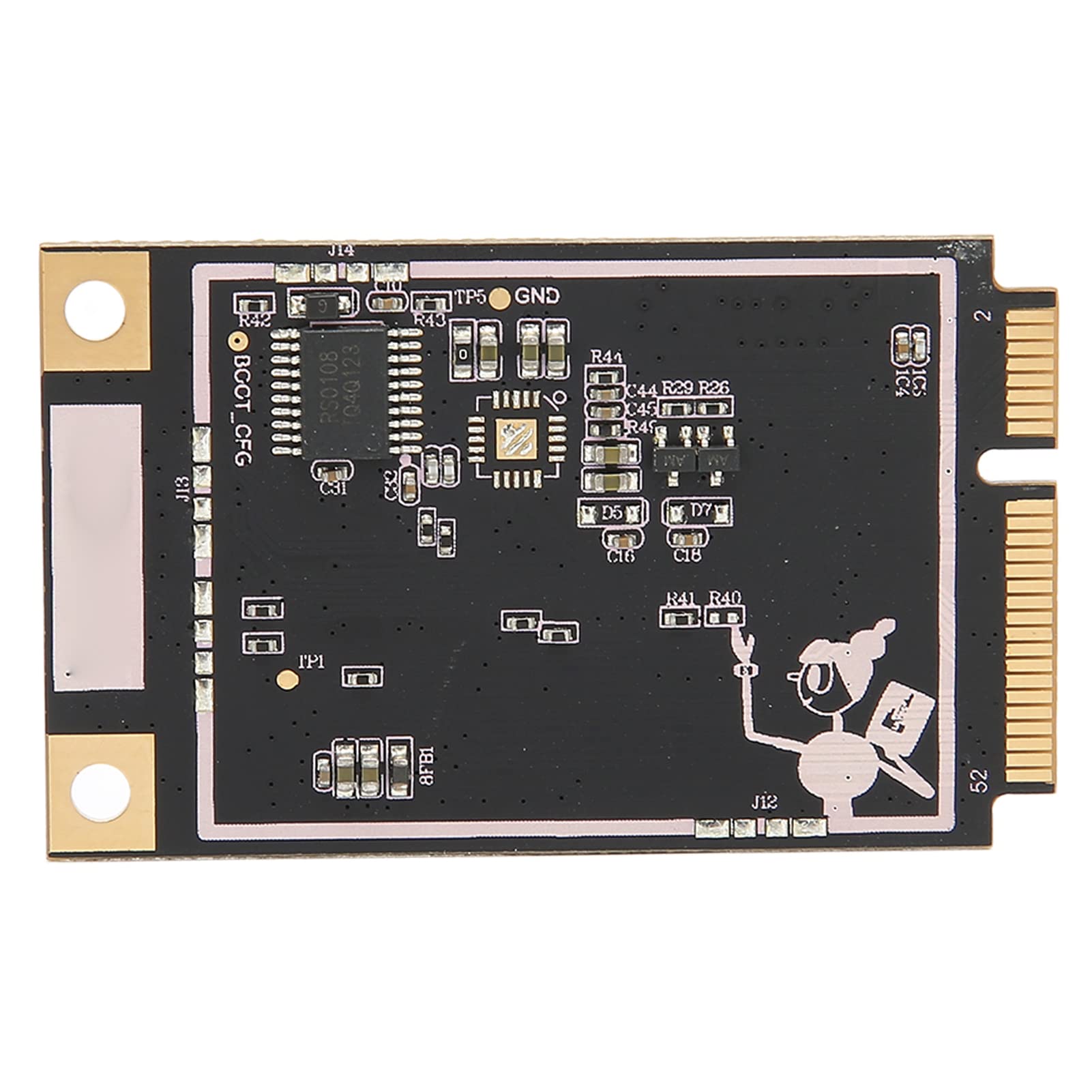 Dpofirs Mini PCIE Karta WiFi, Gniazdo Anteny SIM