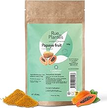 Papaye Fruit en Poudre 100g - Riche en Enzymes Digestives Naturelles, Source de Vitamine C et Antioxydants - Favorise le Confort Digestif et la Vitalité | Conditionnée en France, RUE DES PLANTES