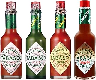 【セット】タバスコ ソース 60ml × 4本セット ガーリック チポートレイ ペッパー ハラペーニョ 食べ比べ 辛さ比べ 調味料 詰め合わせ プレゼント BBQ ピザ料理に最適