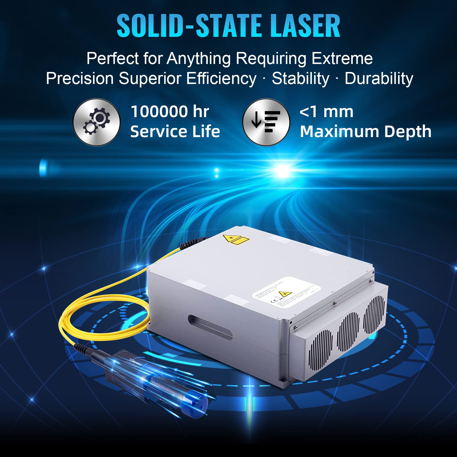 50 W grabador láser de metal máquina de grabado láser de fibra con rotación Raycus 1064 nm 220 V 200 x 200 mm precisión 0,01 mm para metal joyería oro plata cobre aluminio acero