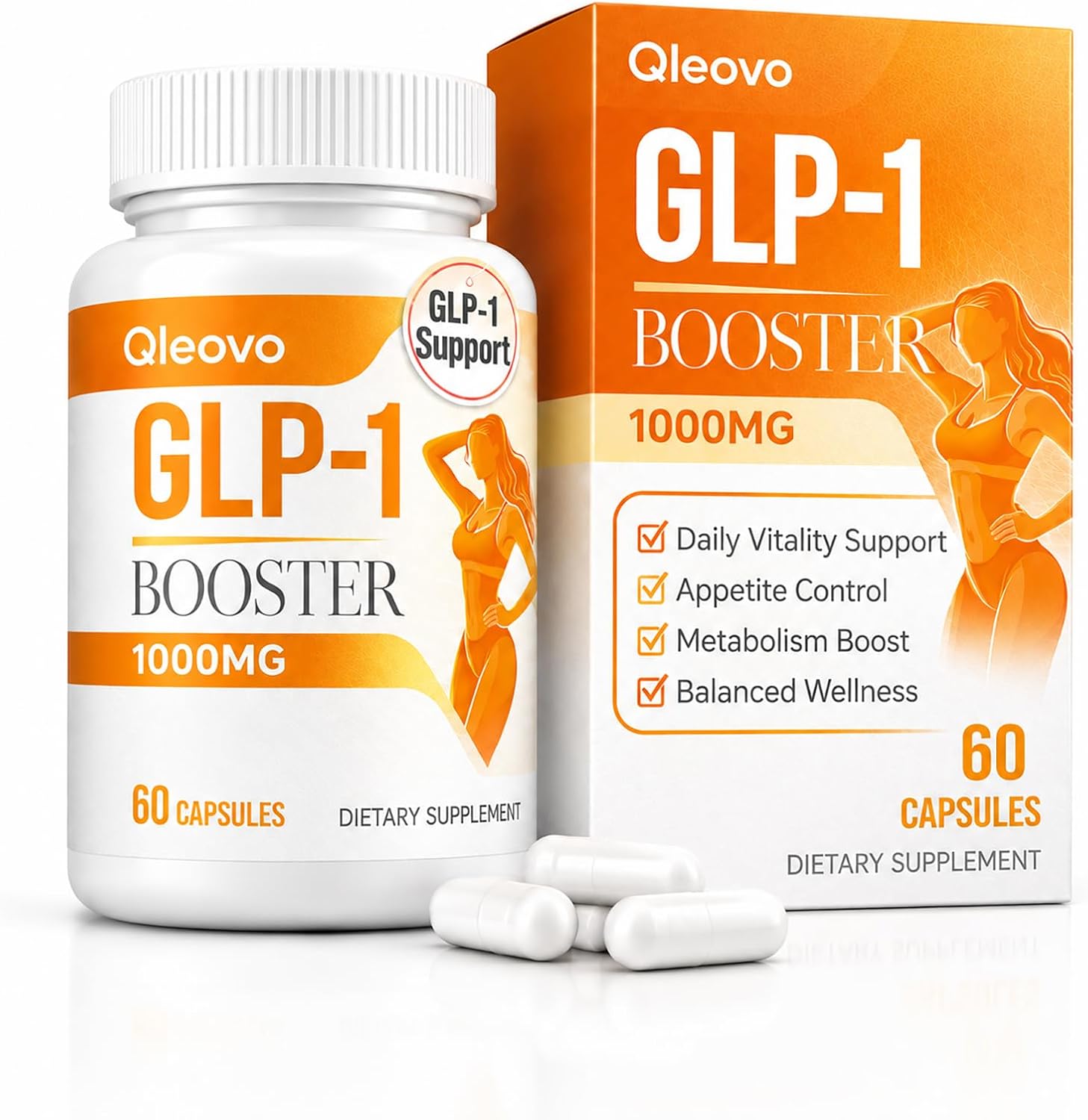 Support GLP-1 Supplement for Weight Loss | Dihydroberberine + Akkermansia Probiotics | Super Berberine with Ceylon Cinnamon, 5x Potency, Promotes Appetite Control, Metabolism, Gut Health & GLP-1-Mediated Weight Loss, 60 Capsules