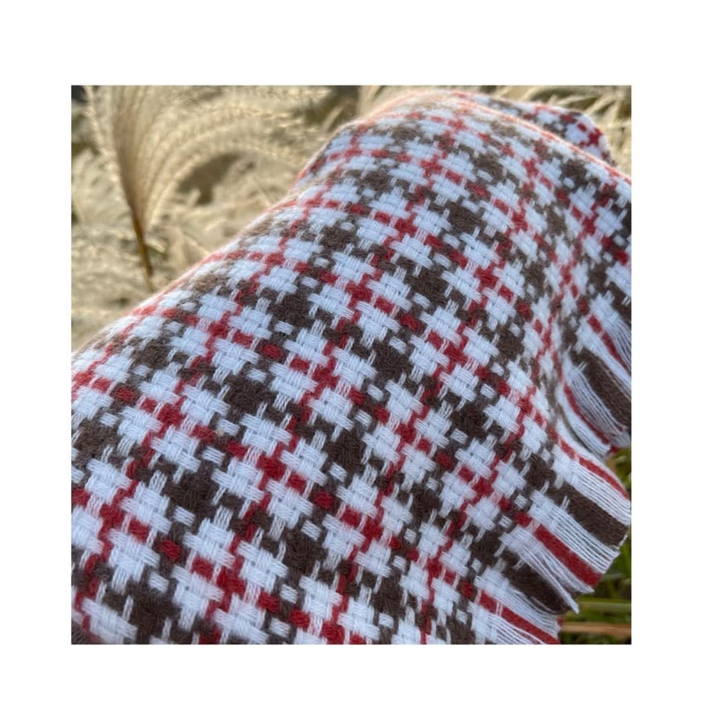 Sciarpa Scialle Addensare Caldi Imitazione Sciarpa Cashmere For Le Donne Natale Classico Plaid Lungo Inverno Coperta Invernale Involucri E Sciarpe Stola Elegante