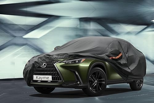 Miniatura 132 de Kayme - Cubierta de 7 capas para camioneta, resistente e impermeable para todo tipo de clima, para el aire libre, protección contra la lluvia, sol