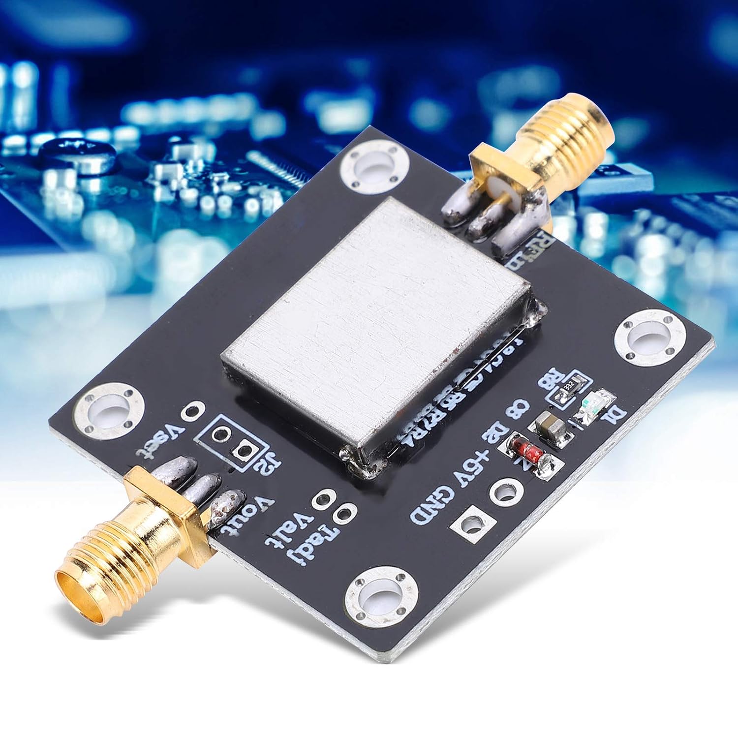 Power Meter Module AD8317 Logarithmic Detector 1MHz - 10GHz 60dB Range - Accurate RF Power Monitoring, Compact Design for Radio Detection and Wireless Applications
