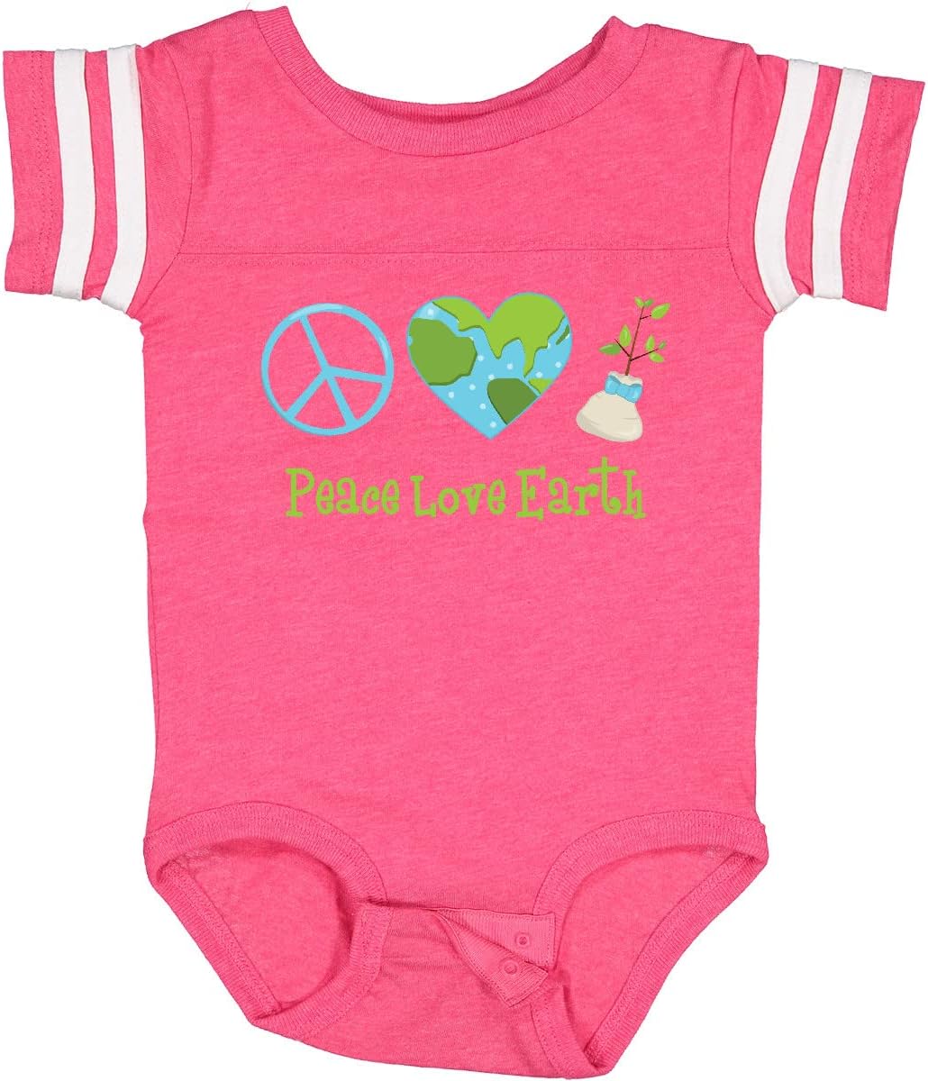 inktastic Peace Love Earth Baby Bodysuit