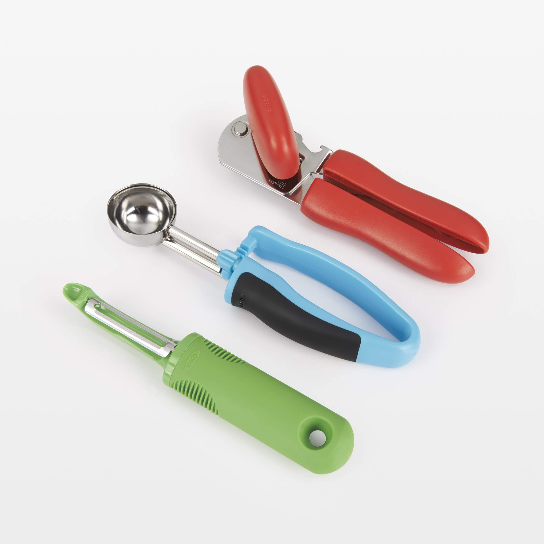 Amazon | OXO Good Grips 3 Piece Essentials Set, Peeler, Ice Cream
