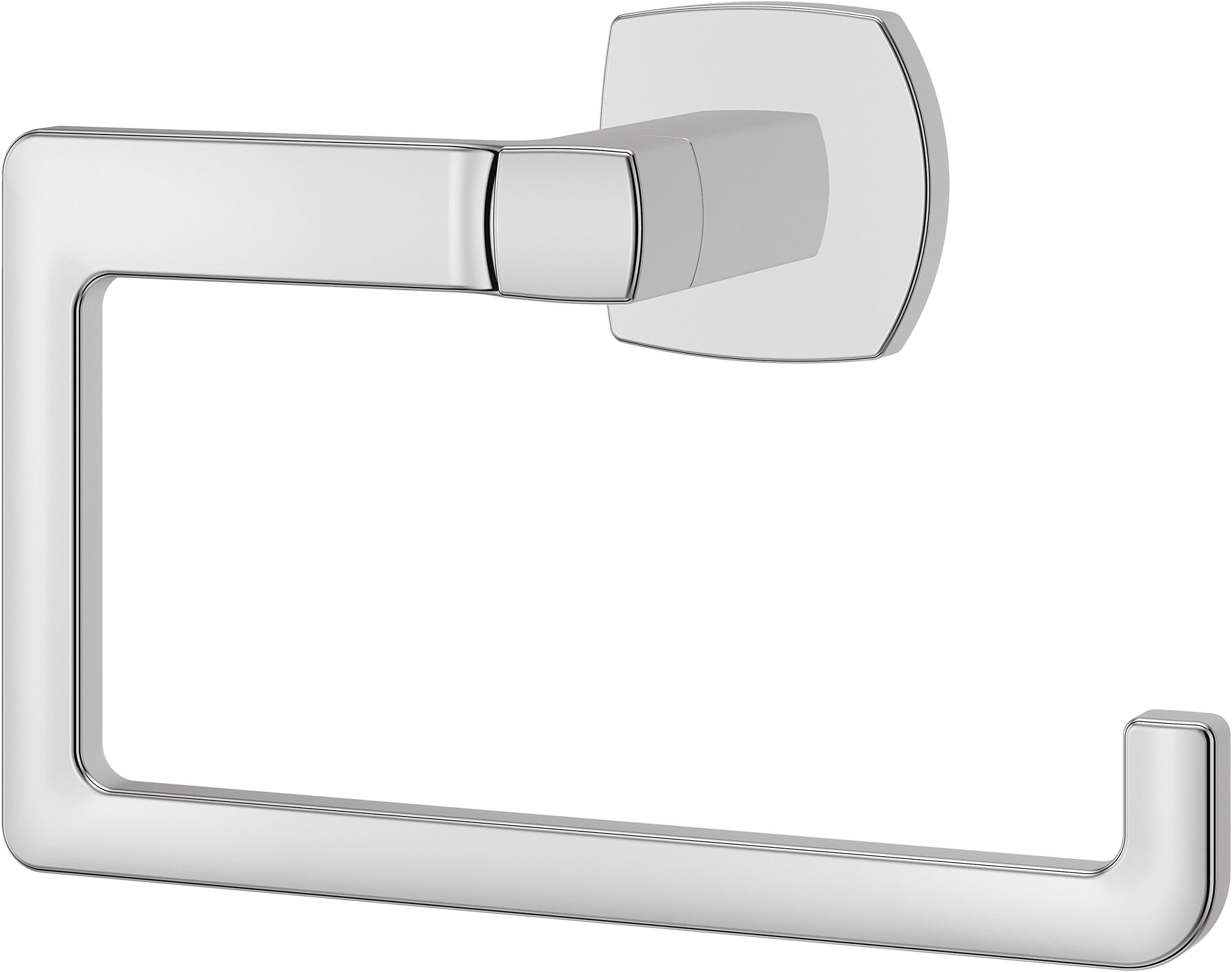 Pfister Deckard Towel Ring, Hand Towel Holder for Bathroom, Wall-Mounted, Screw-In, Polished Chrome Finish, BRBDA1C