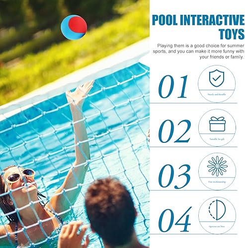 Miniatura 8 de GAFOKI Juguetes para niños Cm Natación para jugar bolas de verano, juegos al aire libre, agarre para rebotar, playa y adultos, suministros de