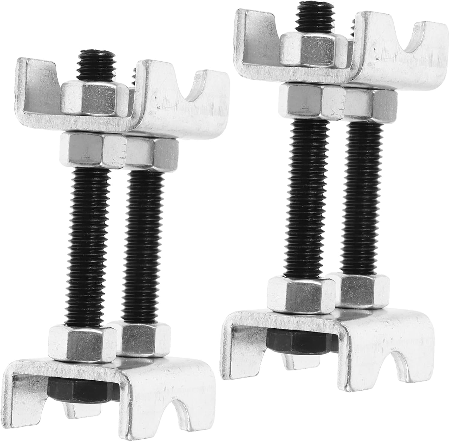 DECHOUS 1pair Adjustable Strut Compressor Tool Way Spring Spacer for Easy Coil Spring Installation and Removal Compact Design for Suvs and Trucks