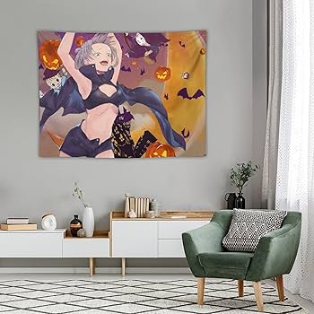 Amazon.co.jp: タペストリー 可愛い アニメ柄 よふかしのうた
