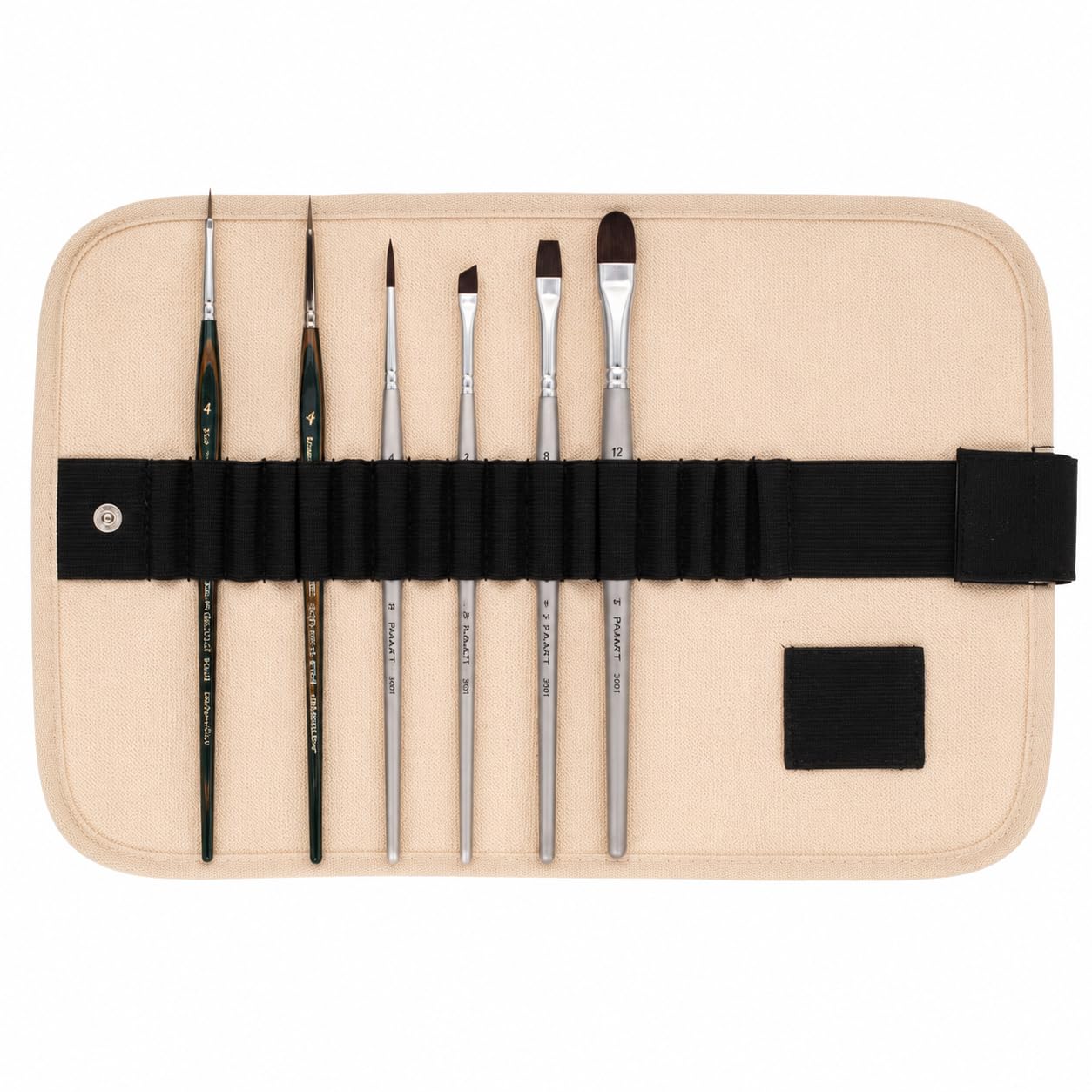 Pan Art Synthetic Brush Wrap Pouch - Aquarelle, 1-Piece