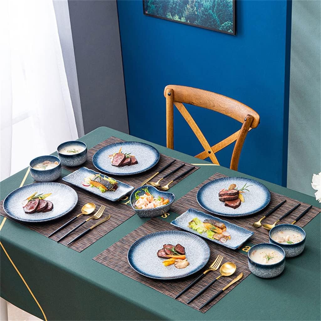 Cutlery combination dinner plate placemat set tableware full set of western food plate household