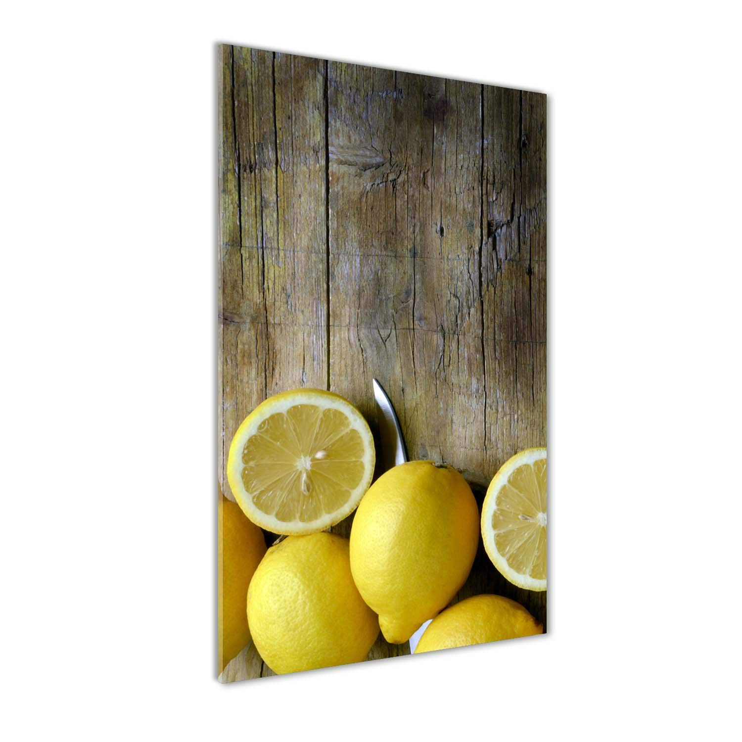 Tableau photo de citrons jaunes pour illuminer et égayer votre cuisine au quotidien