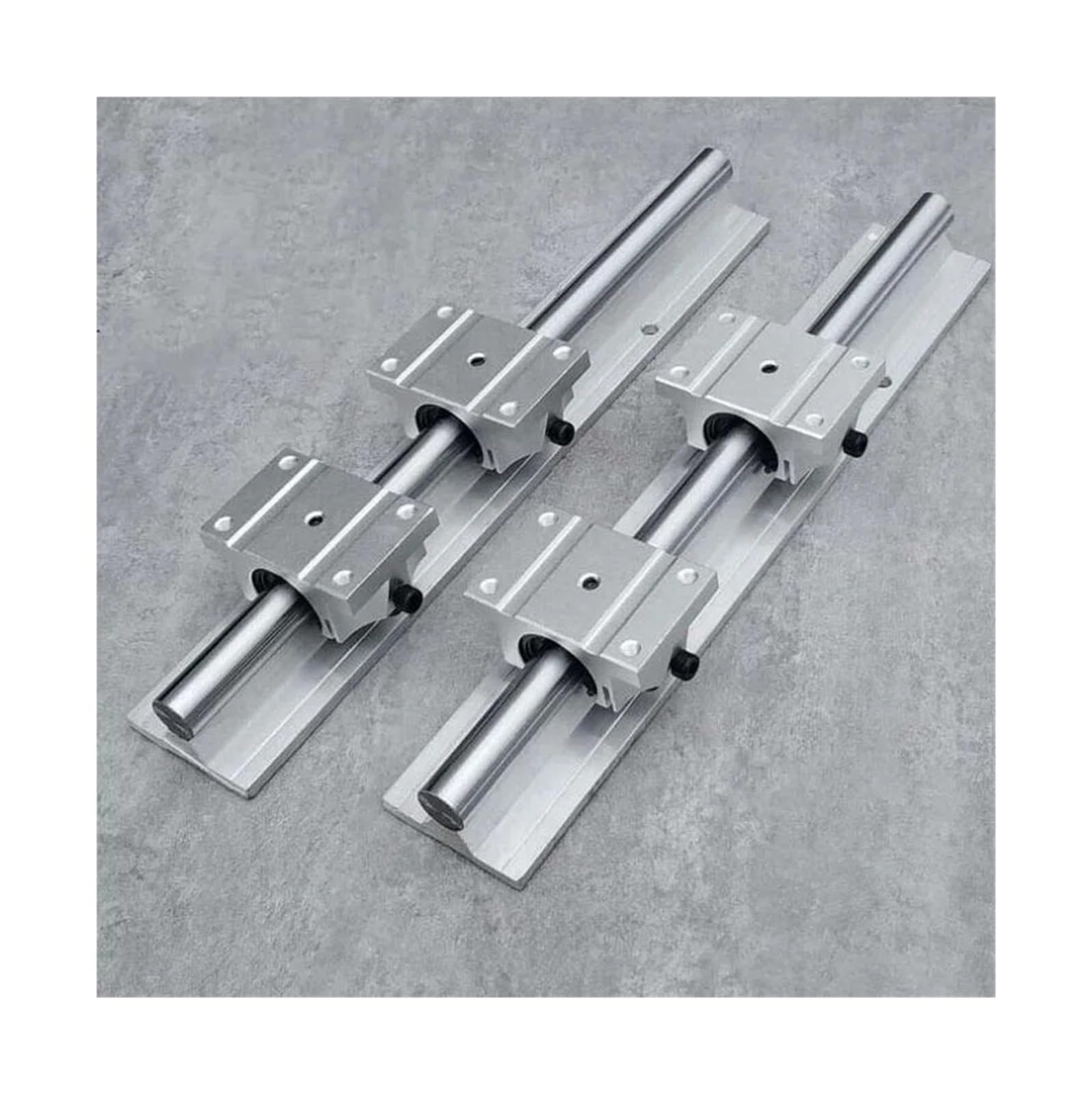 IVEKYKIBC 2pcs TBR20 L-900mm Support Rail Linear Guide + 4pcs TBR20UU Bearing Blocks