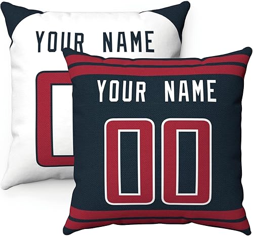 Miniatura 213 de ANTKING 2 paquetes de almohadas personalizadas con cualquier nombre y número para hombres, mujeres y niños Para Cincinnati