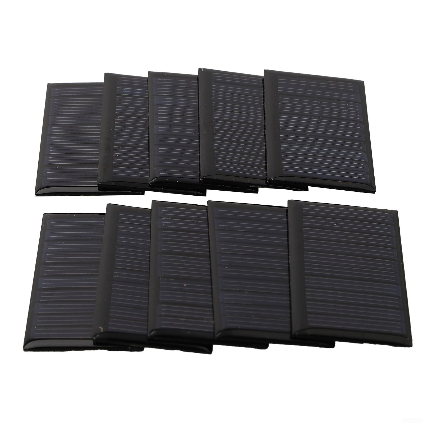 Lotto di 10 pannelli solari 5V 30mA 53X30mm per progetti elettronici fai da te