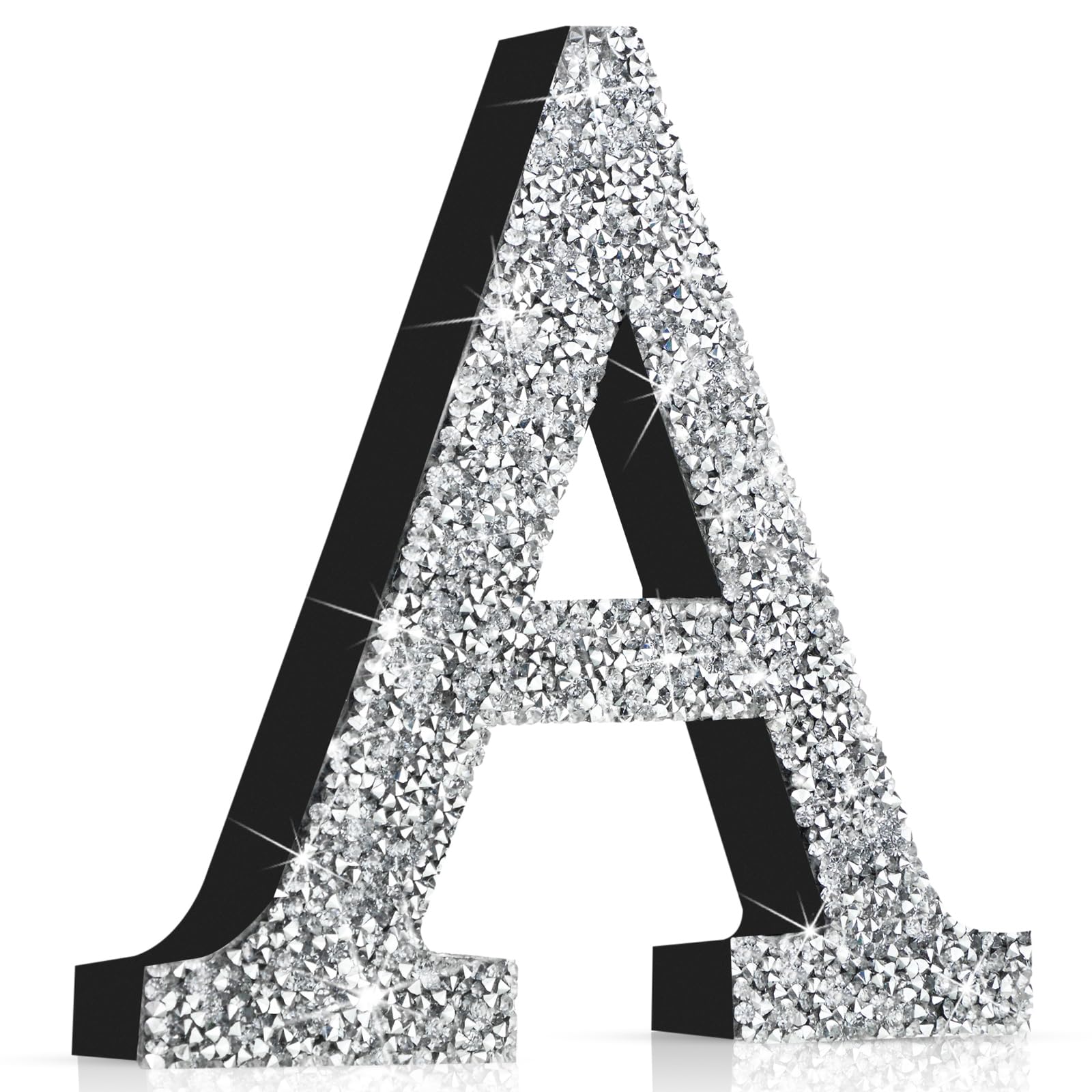 Lettres en diamant écrasé pour habiller les murs de votre chambre à coucher et salle de bain