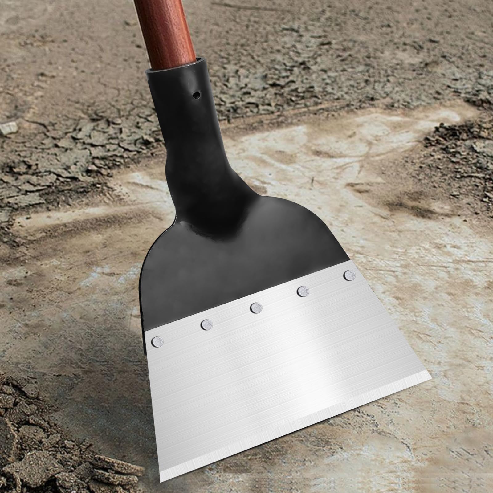 Pala Multifunzionale Da Giardino 20 Cm - Per Pulizia, Diserbo E Lavori Outdoor - Foto 2