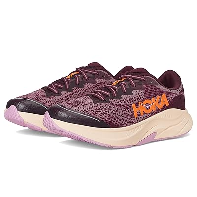 Hoka Kids Rincon 4 (Big Kid) Kids Shoes Black Cherry/Classic Mauve