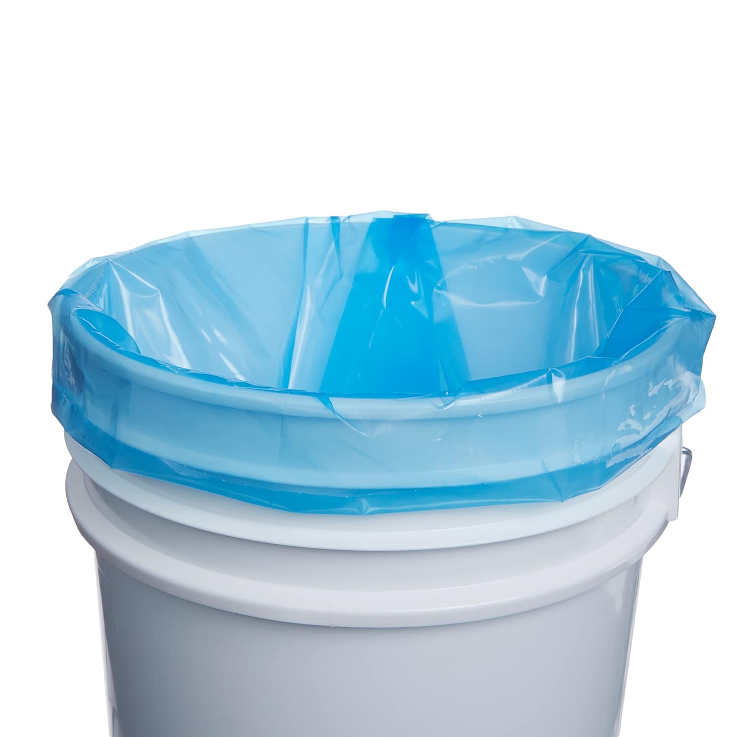 Hudson Exchange-MOD158817 LDPE 5 Gallon Bucket Liner, Food Grade, 20" W x 30" L, 3 Mil, Blue, Roll of 200: Industrial & Scientific