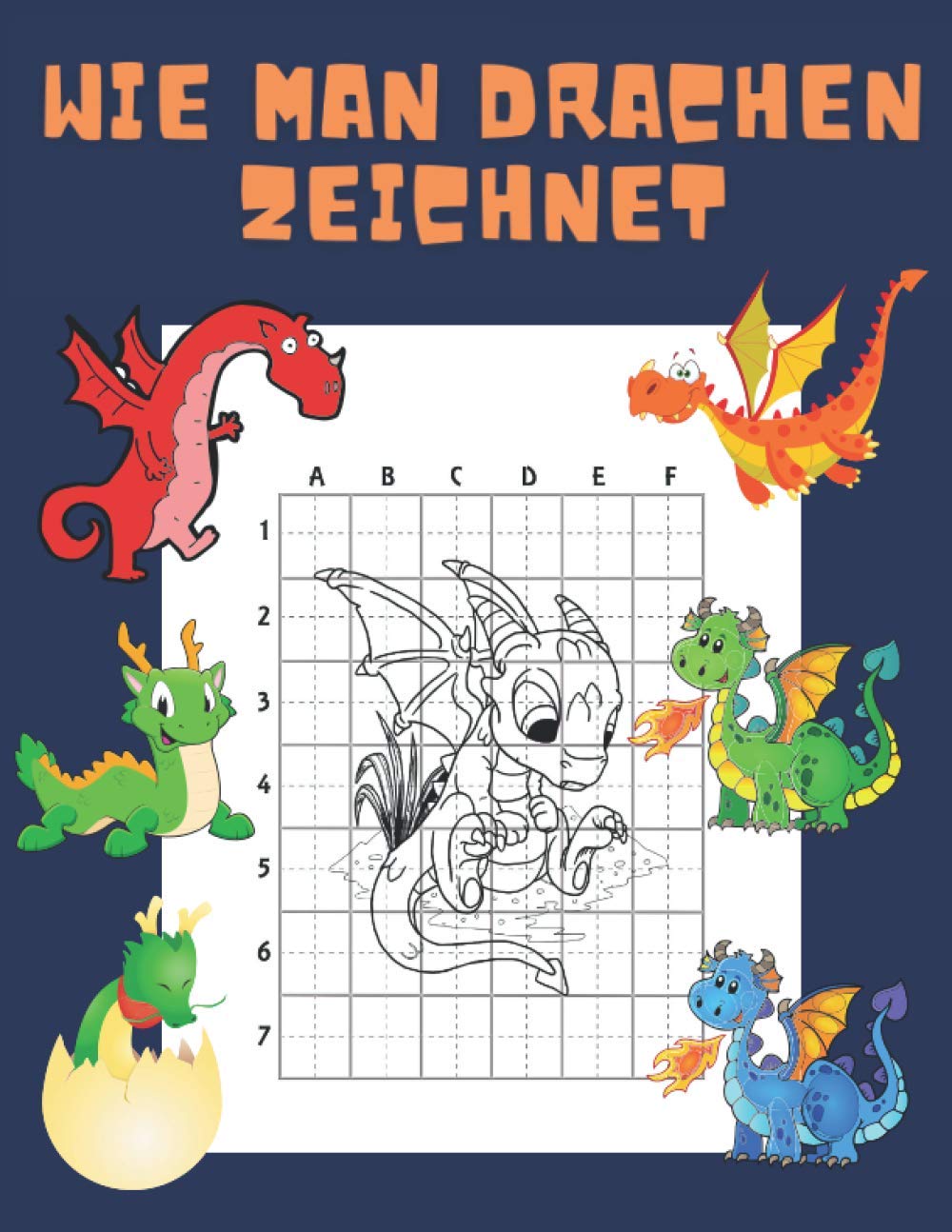Comment dessiner un dragon pas à pas méthode simplifiée enfant 4-12 ans