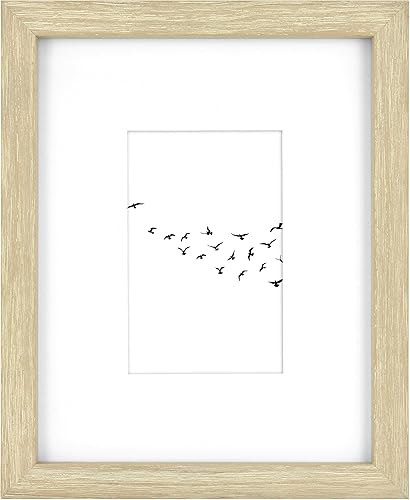 Miniatura 1 de Gallery Marco de madera, natural, 8 x 10 pulgadas mate a 4 x 6 pulgadas
