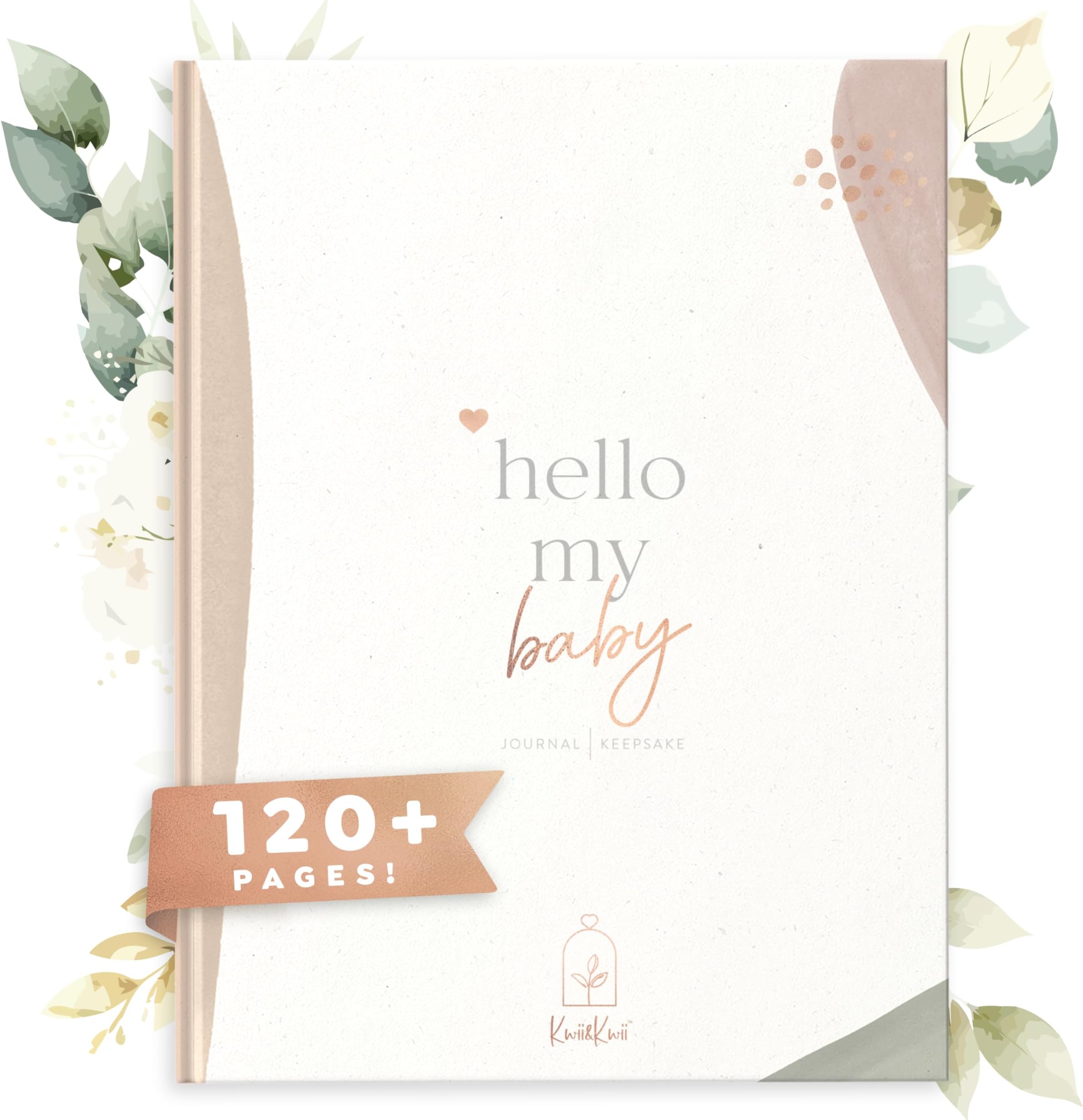 kwii&kwii - Pregnancy Journal - Hello My Baby - Pregnancy Planner - First Time Moms - Pregnancy Scrapbook- Maternity Journal - Pregnancy Memory Book - Pregnancy Album - Baby Book - Diary