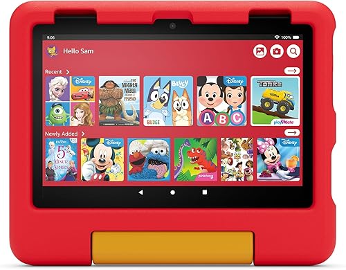 Miniatura 7 de Yaxa Kid-Proof Case for Fire HD 8 tablet (Only compatible with 12th generation tablet), Blue