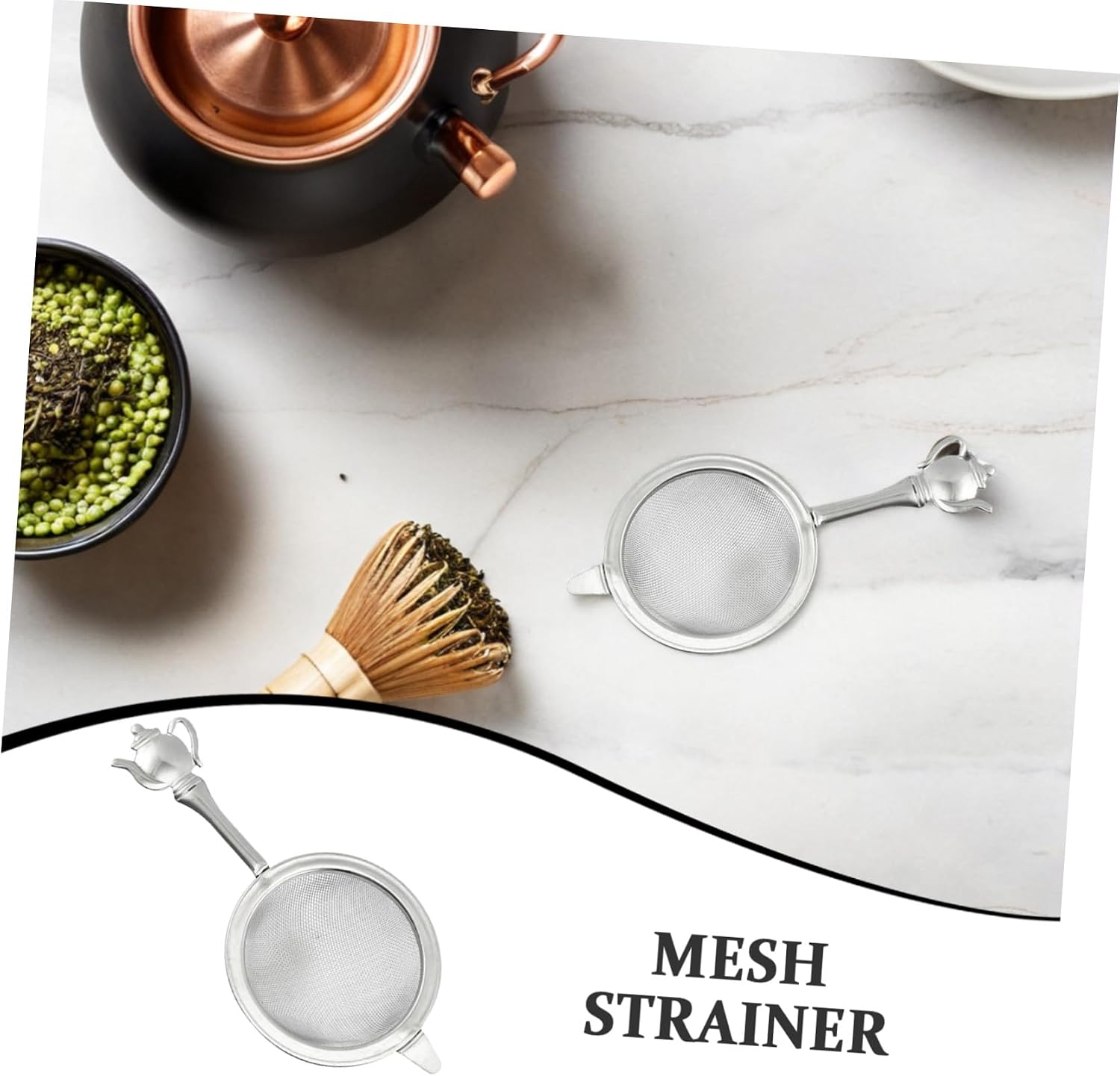 Fine Mesh Tea Strainer with 304 Stainless Steel Handle for Tea