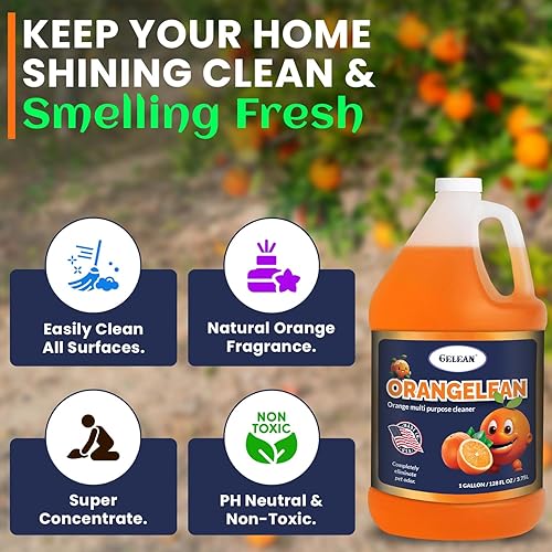 Miniatura 4 de Limpiador multiusos eliminador de olores de mascotas, concentrado hace 64 galones, pH neutro, limpiador de suelos de olores extrafuerte, fabricado