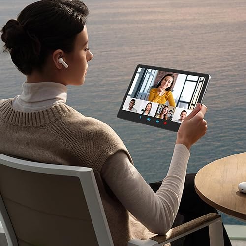 Miniatura 8 de plimpton Tableta Android 13 de 10 pulgadas, tabletas con CPU Octa-Core, 8 (4+4) GB de RAM 128GB ROM, pantalla IPS HD de 1280 x 800, Wi-Fi 6, cámara