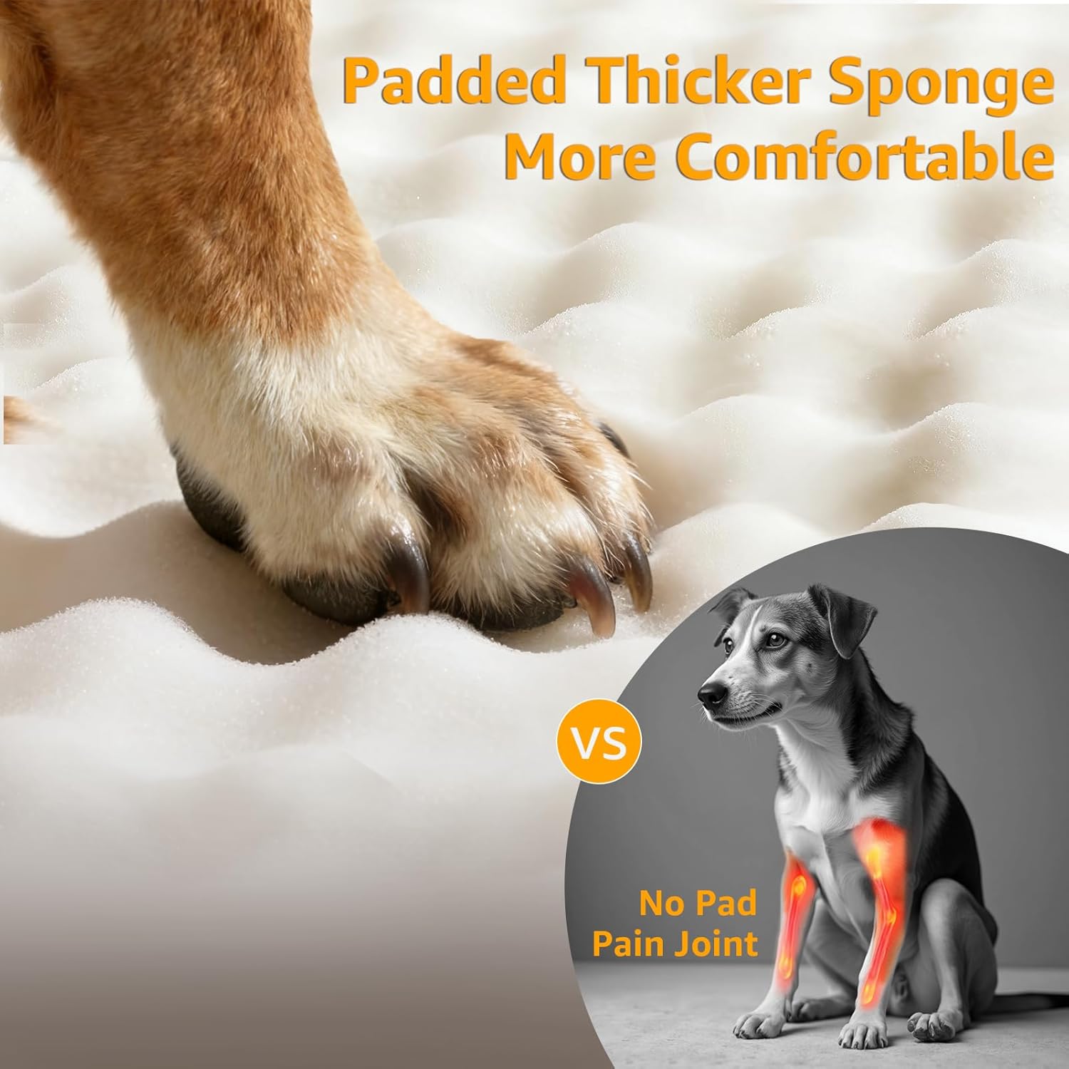 PETICON Large Dog Car Seat, Back Seat Extender for Dogs with 3 Mesh Windows, Waterproof Medium Carseat for Dogs with 4-Splice Hard Bottom, Pet Seat Cover for Cars, Trucks and SUVs (Black)