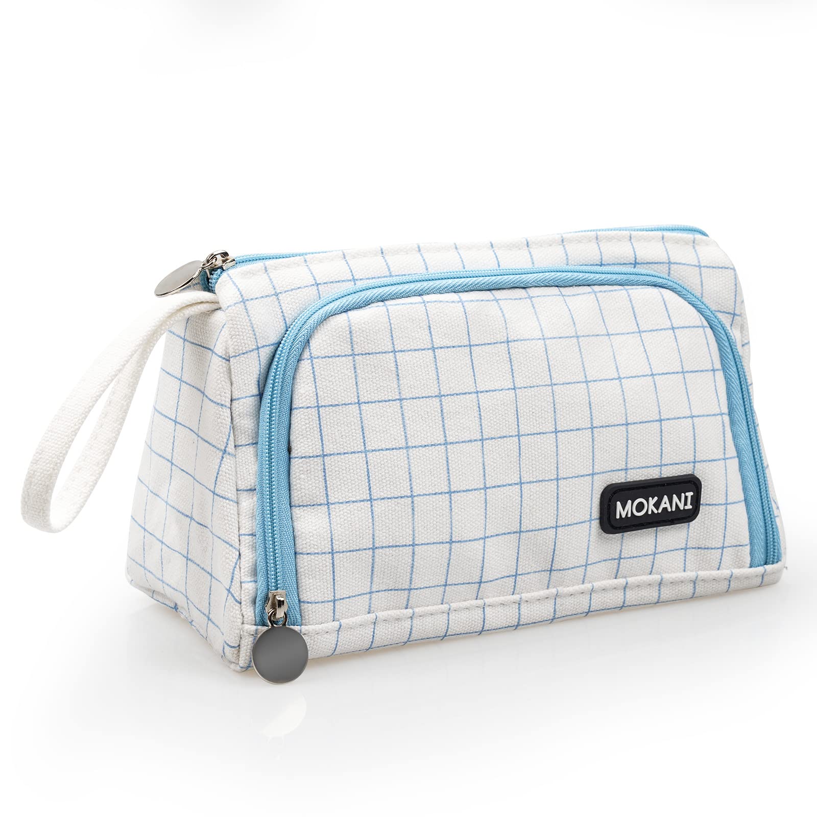 Mokani Estuche Escolar Grande, Estuches de Lápices de Gran Capacidad, Bolsa de Lápices Lona Premium Organizador de Papelería para Niñas Niños Adolescentes Estudiantes Adultos